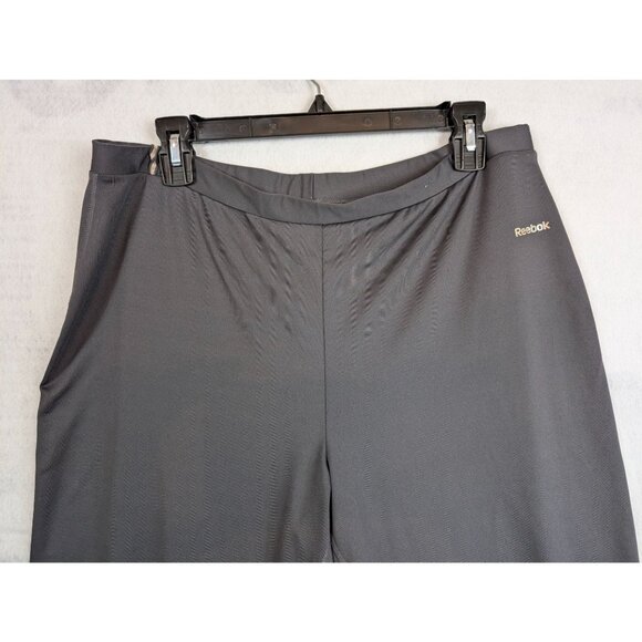 Reebok Men's Flex Black Athletic Track Jogging Gym Pants Small Stretch - Picture 2 of 12
